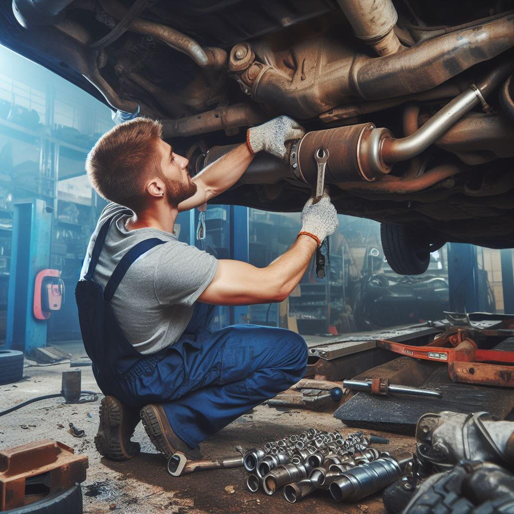 Ремонт выхлопной системы Chery