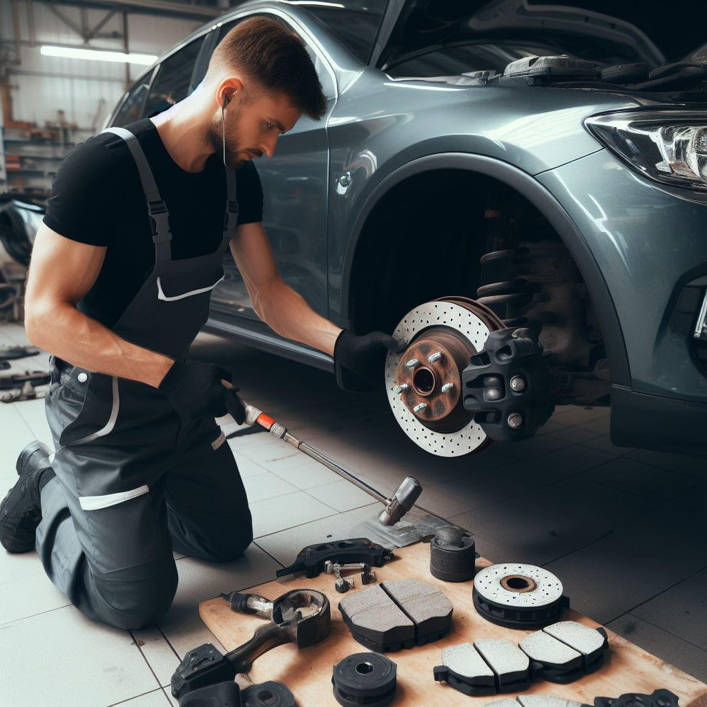Замена колодок на Chery Tiggo 4
